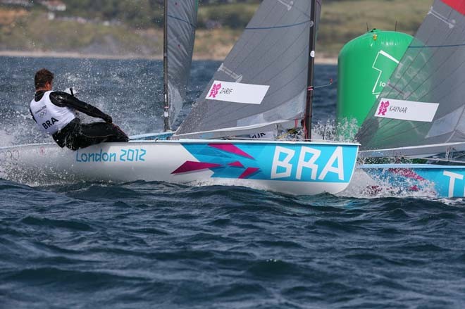 Zarif, Finn Class - London 2012 Olympic Sailing Competition © Francois Richard